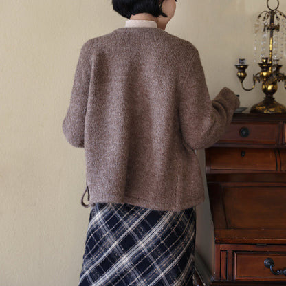 Lady Wool Knit Cardigan