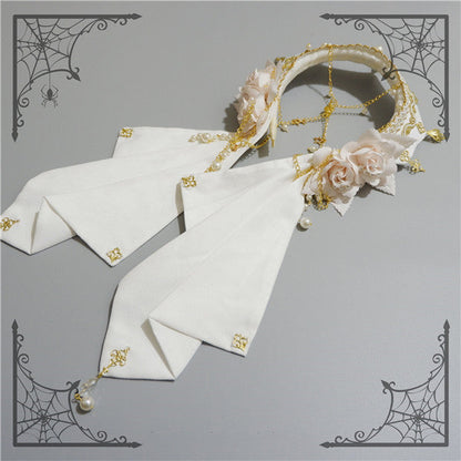 Foxcherry-Palace Retro Gorgeous Lolita headdress Multicolors