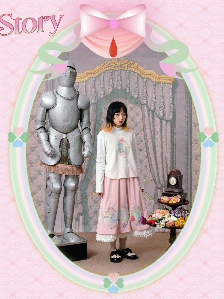 Half turtleneck cotton bottoming shirt 【s0000003604】