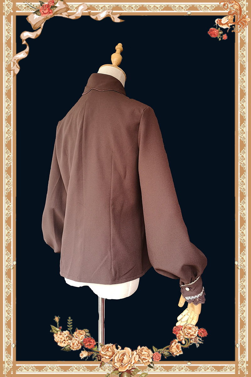 Infanta - Elegant Lolita Embroidery Lapel Blouse