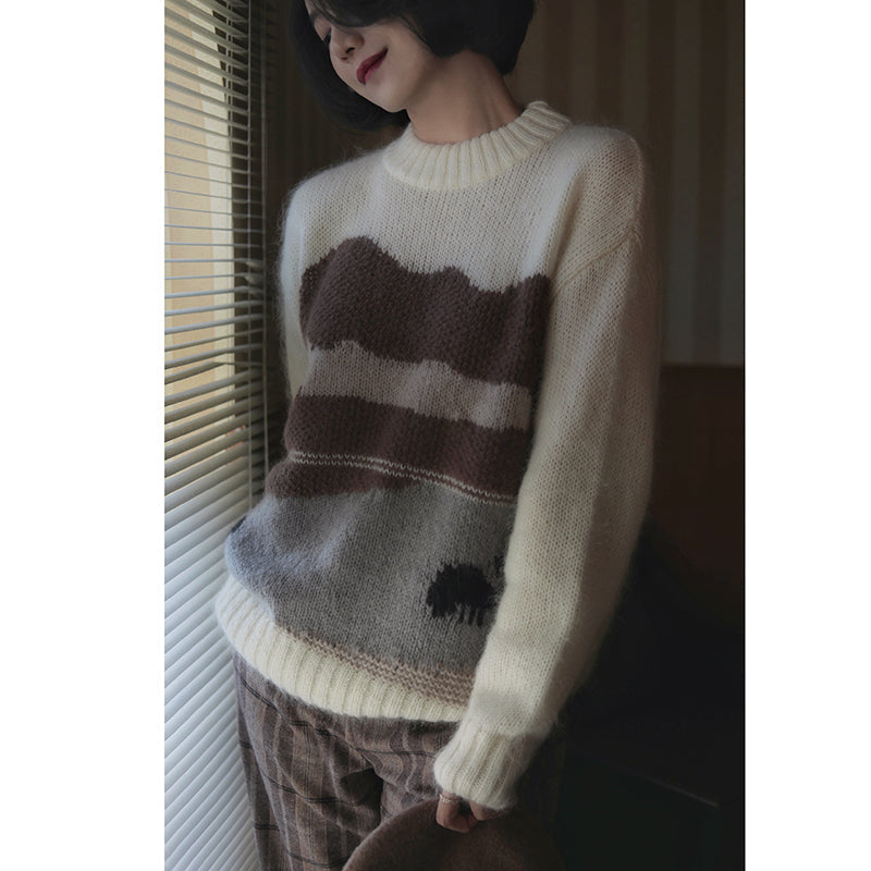 Mountain Meadows and Lambs Mohair Sweater