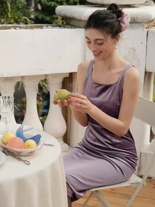 Square Neck Velvet Vest Dress【s0000007493】