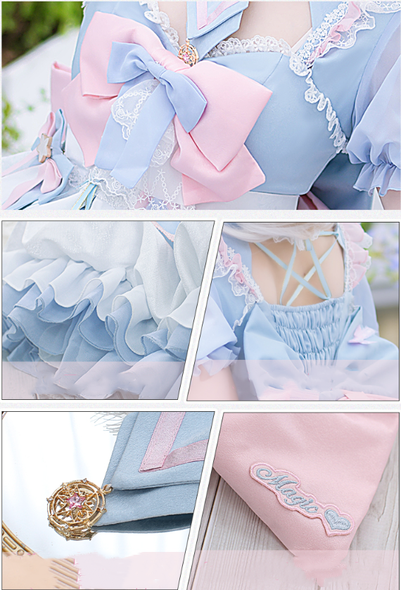 Forest Fluorescent Carps - Magic Girl Gorgeous Lolita OP