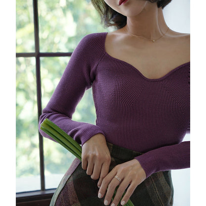 elegant lady slim knit