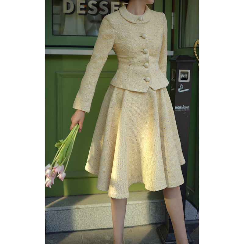 Starlight Lady Tweed Jacket and Tweed Skirt