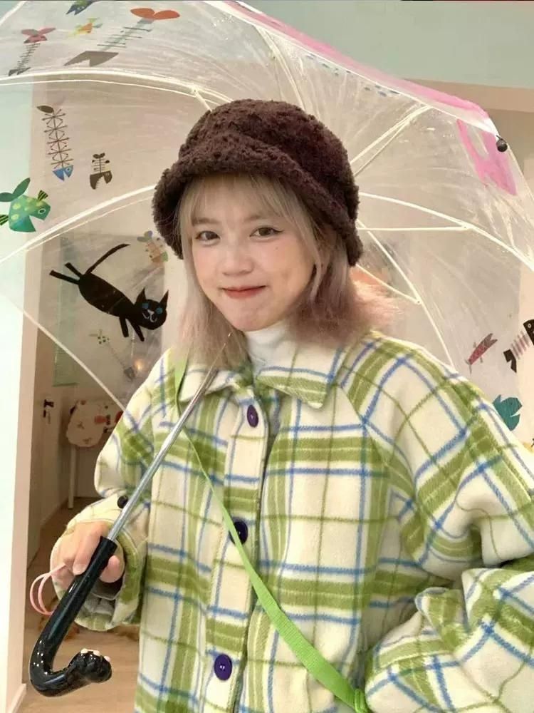 Long Sandwich Warm Tweed Coat【s0000006236】