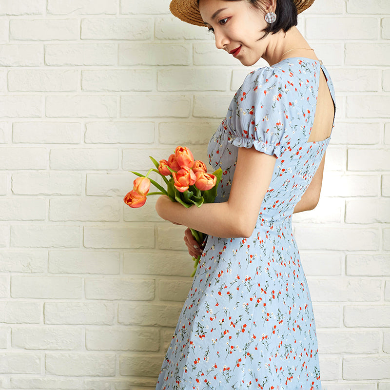 Retro floral dress