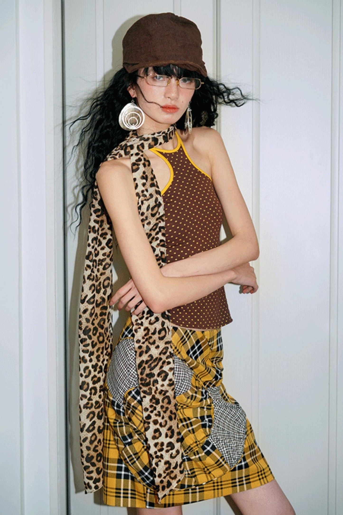 Twisted Retro Crop Skirt