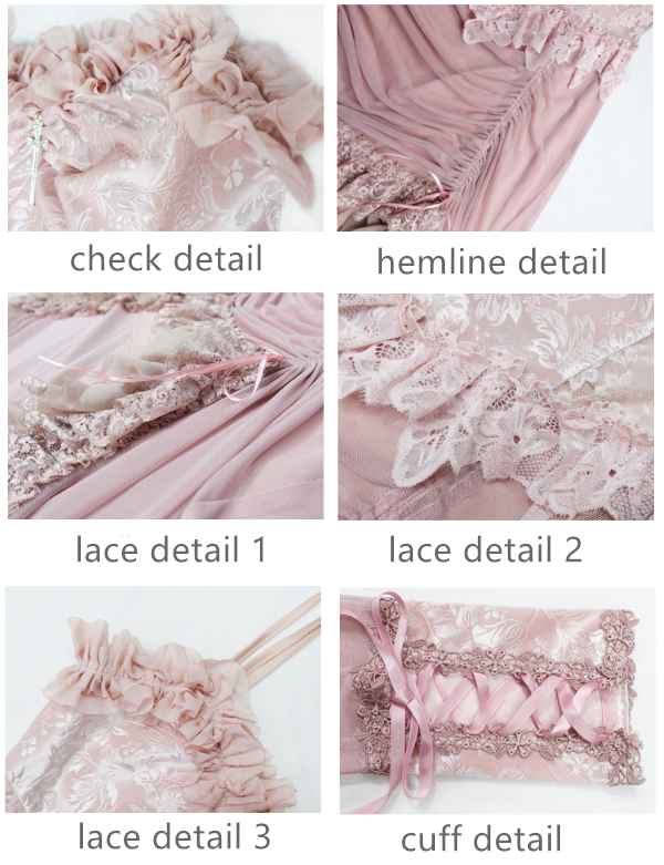 Blood Supply - Sakura Nightmare - Pink Gothic Velvet Drawstring Dress