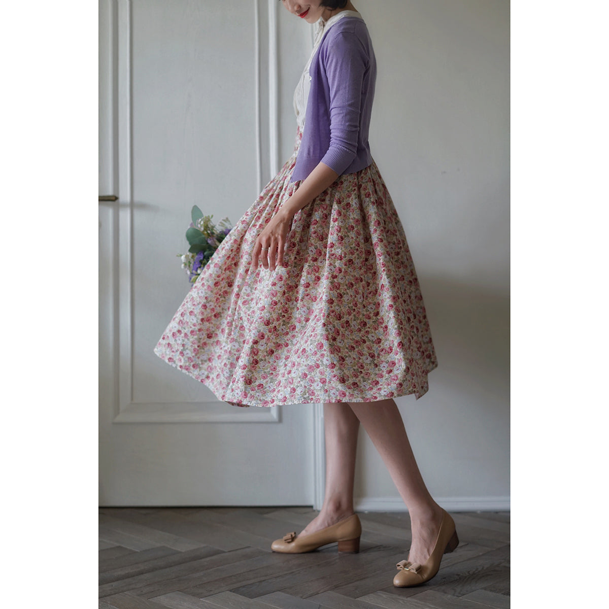 Brooklyn Sweetheart Floral Vintage Skirt