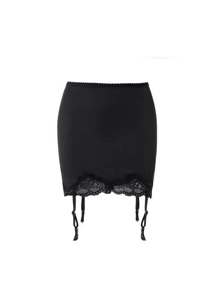 Mesh Lace Cheongsam Blouse & Skirt Set【s0000009176】