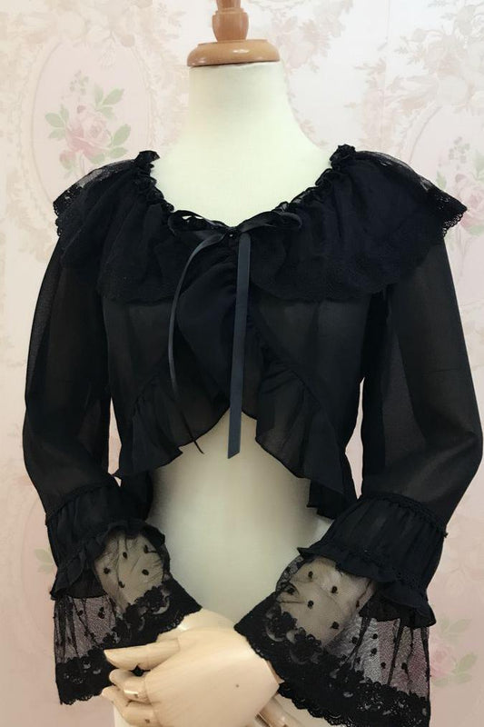 Yilia - Sweet Shell Lolita Chiffon Blouse