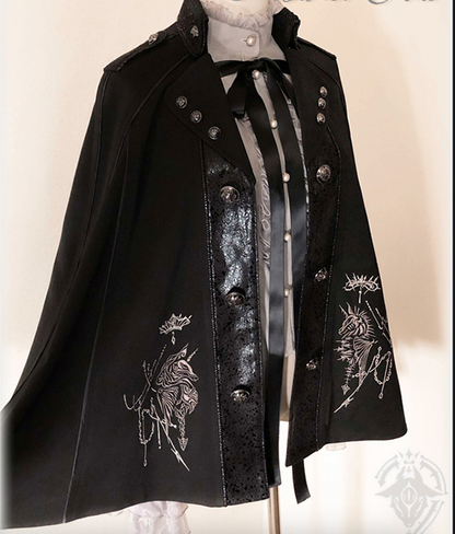 Arca et Ovis - Checkers - Gothic Lolita Cloak, Ouji Lolita Cape
