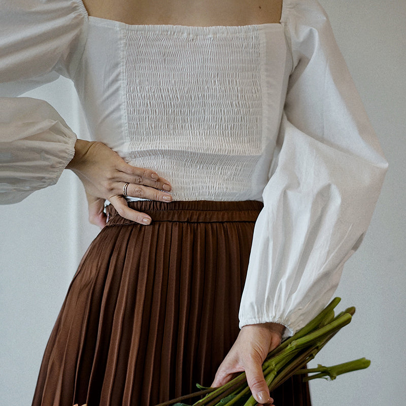 Lady White Vintage Blouse