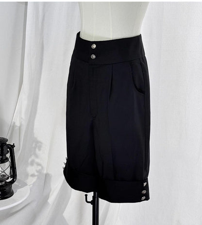 CastleToo - Black Tea Concerto - Ouji Lolita Outfit, Long Vest & Jacket