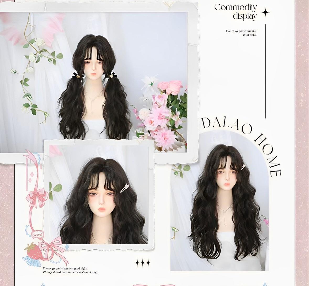 Dalao Home - Fallen - Lolita Curly Wigs Wool Roll Long Hair