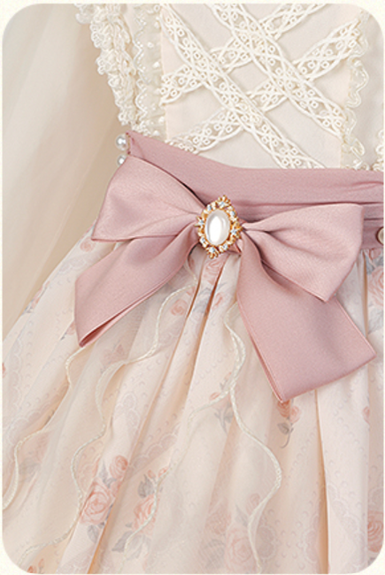 Letters from Unknown Star - Time Stationery - Elegant Lolita Long Sleeve OP Dress