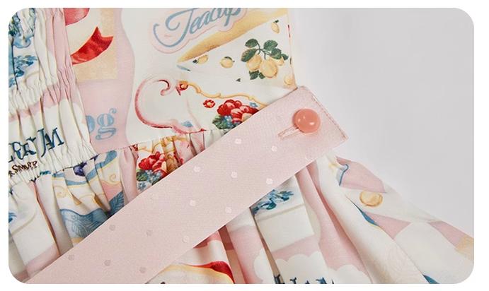 Summer Fairy - IP Collab Kawaii Lolita JSK Shirt Candy Box Hat