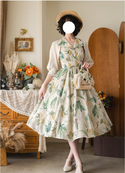 Forest Wardrobe - Afternoon Forest - Vintage Lolita Bolero for Summer Days