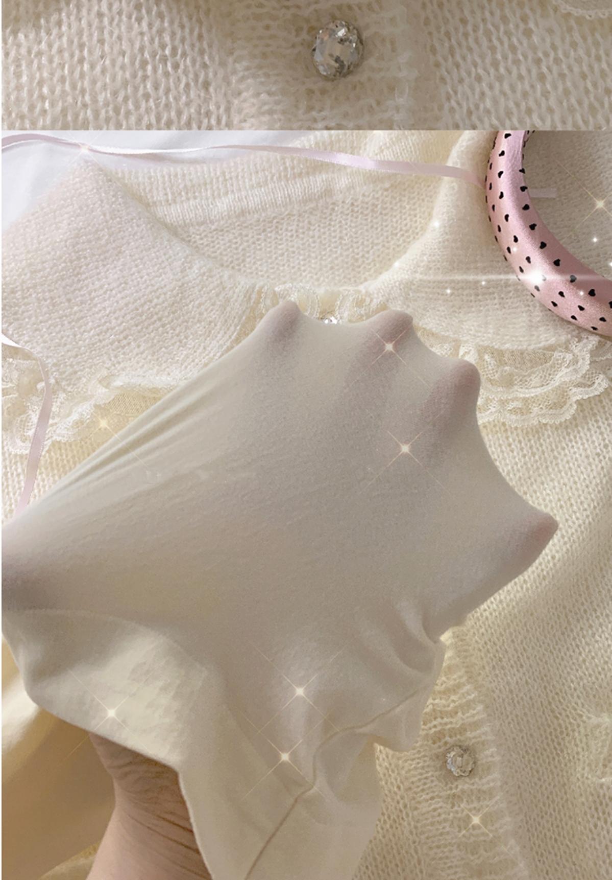 Roji roji - Winter Lolita Pantyhose Velvet Thicken Tights