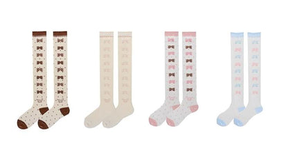 Roji Roji - Winter Lolita Thigh High Socks Slim Leg Socks