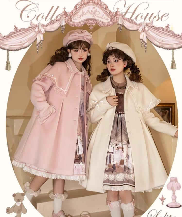 Mademoiselle Pearl - Lovely Lolita Dress OP Cloak Blouse SK Set