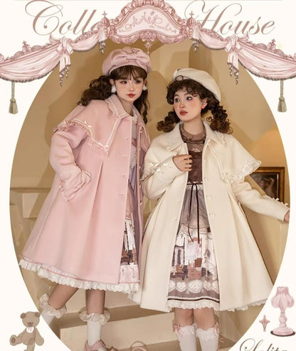 Mademoiselle Pearl - Lovely Lolita Dress OP Cloak Blouse SK Set