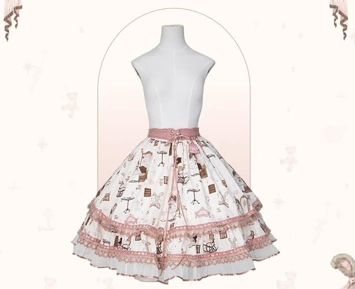 Mademoiselle Pearl - Lovely Lolita Dress OP Cloak Blouse SK Set