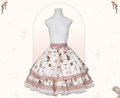 Mademoiselle Pearl - Lovely Lolita Dress OP Cloak Blouse SK Set