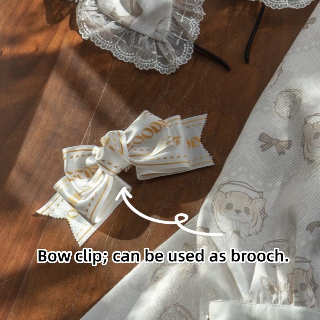 Good NIght Cats - Tiger in Autumn - Kawaii Lolita Printed OP Dress Set