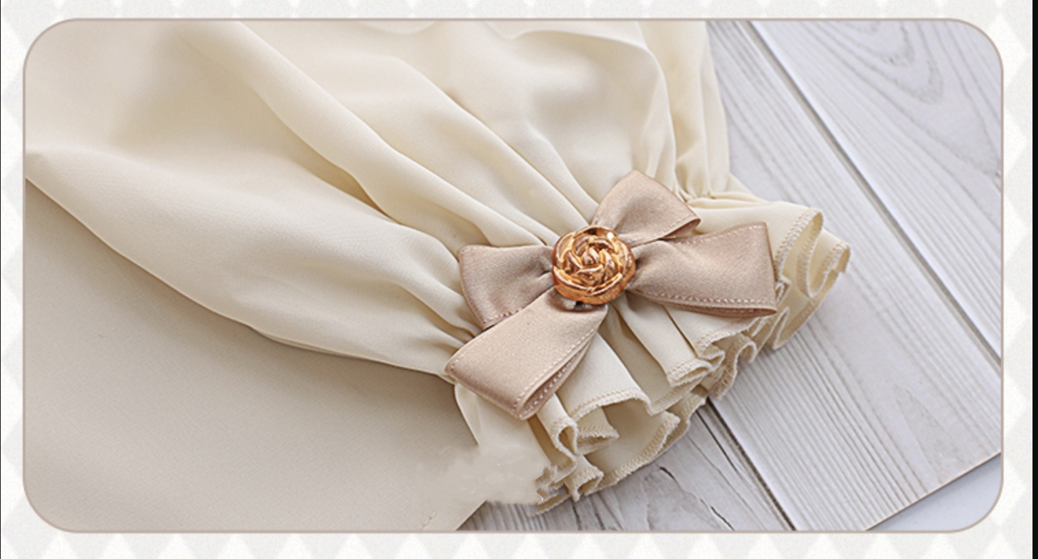 Forest Fluorescent Carps - Classic Lolita Salopette Set Violin Preppy Style Dress