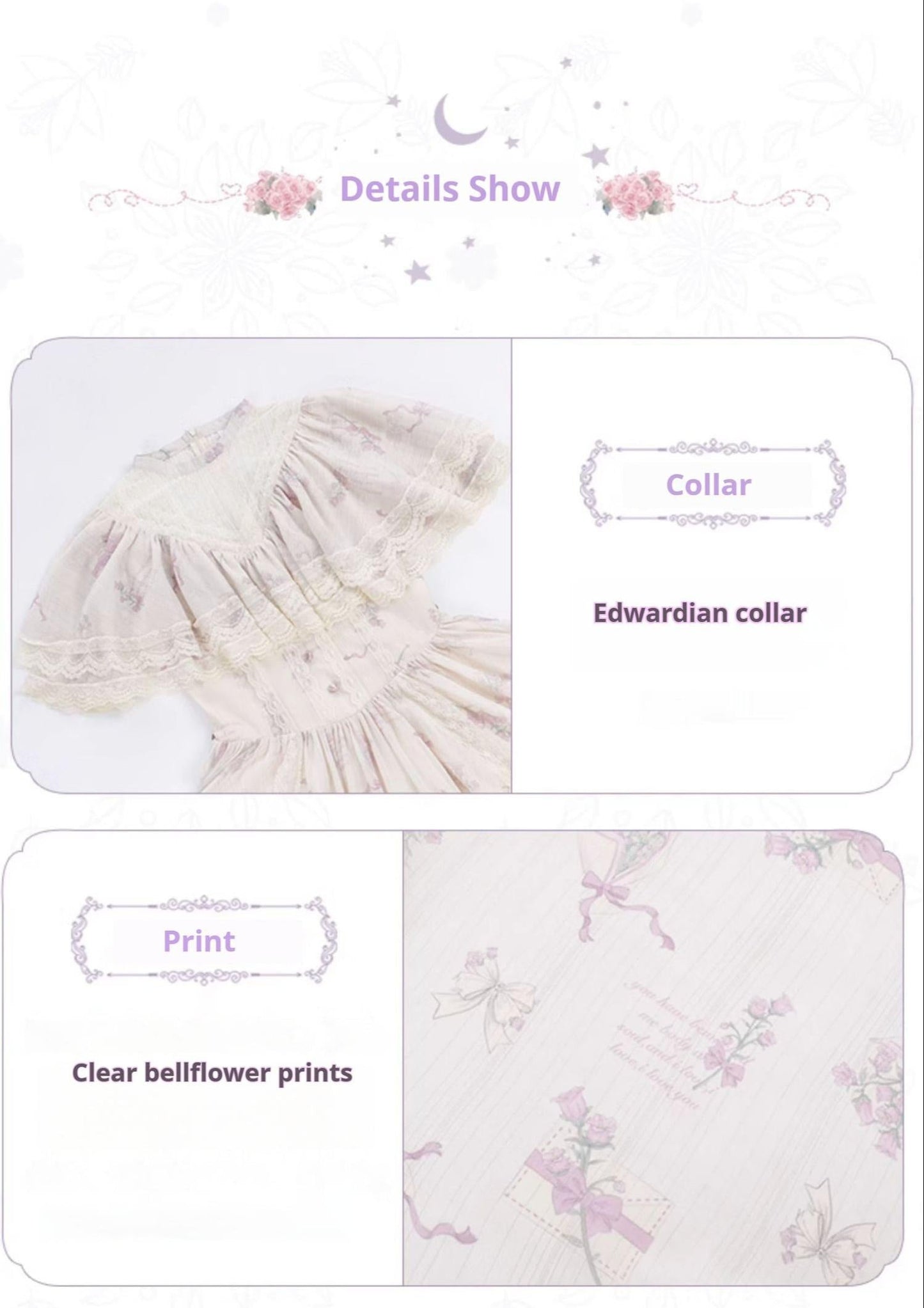 With PUJI - Nanke - Edwardian Collar Classic Lolita OP Dress Outfit