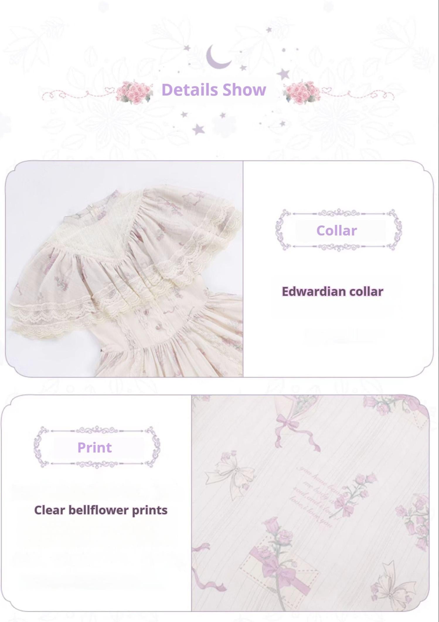 With PUJI - Nanke - Edwardian Collar Classic Lolita OP Dress Outfit