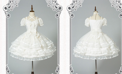 Puppets and Doll - Sweet Lolita OP Dress Multicolor