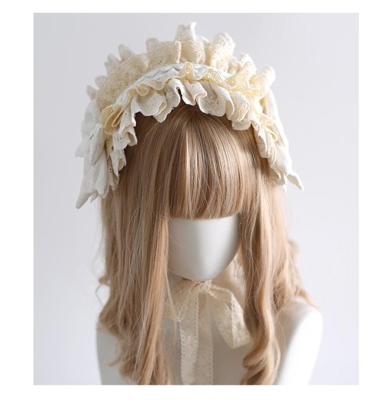 Xiaogui - Sweet Lolita Headband Lace Hairband Ballet Style