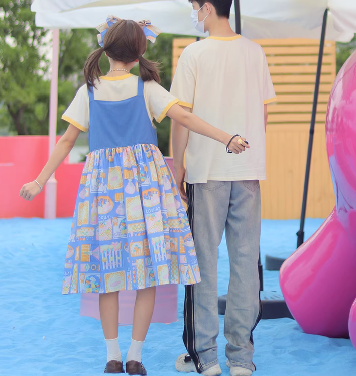 Miss Point - Daisy Lemon - Daily Lolita Lemon Print T-Shirt Customized