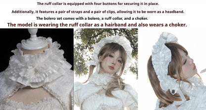 Smoothy - Caliburn - Gothic Lolita JSK Dress with Bolero with Detachable Sleeves