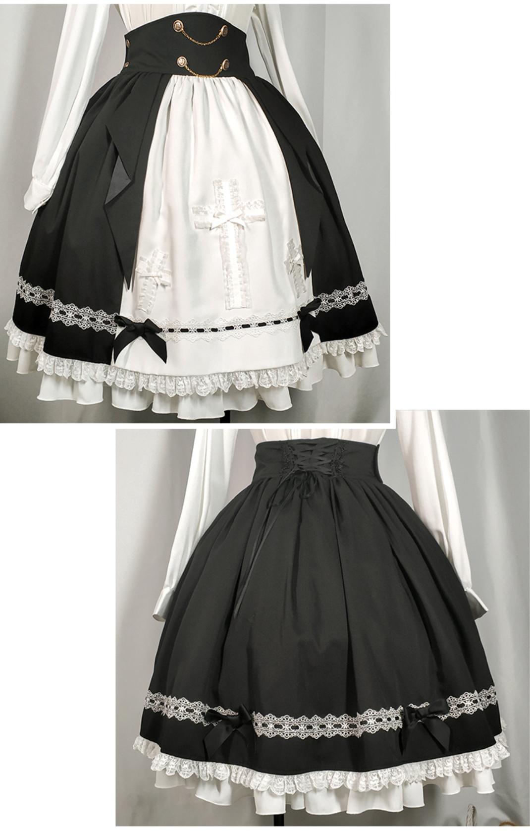CastleToo - Holy Academy - Gothic Lolita Prince Skirt Set