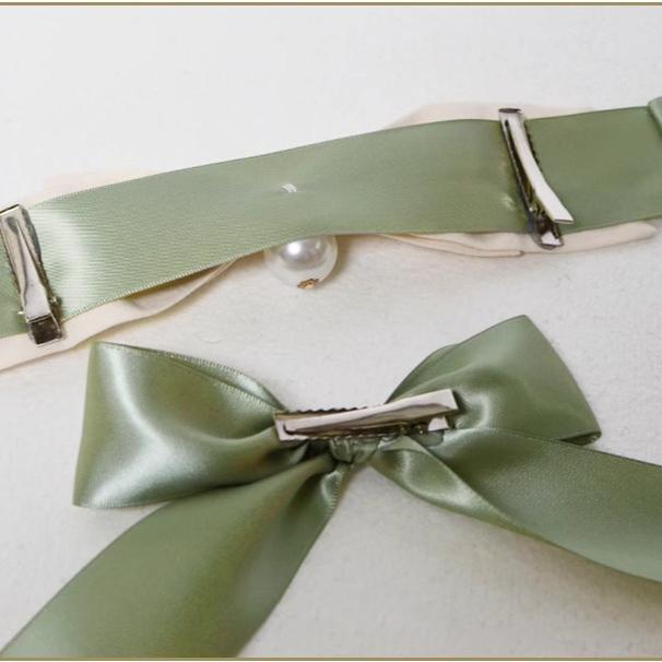 Magic Tea Party - Lena's Garland - Elegant Lolita HeaddressPearl Headband Set with Hair Clip