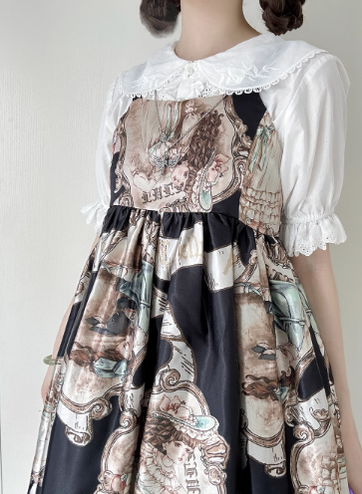 Miss Point - Little Anna - Elegant Lolita Cotton Puff Sleeve Blouse