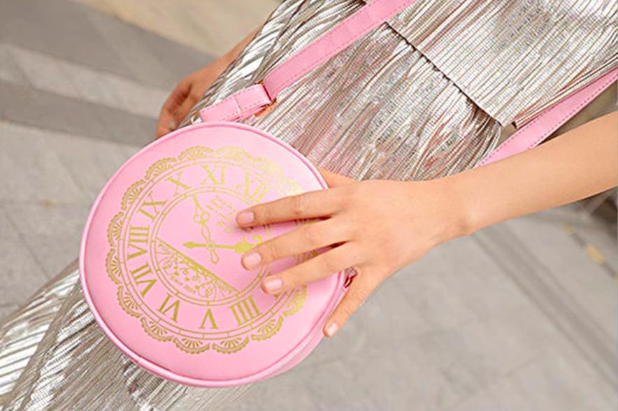Kira - Alice Clock - Kawaii Lolita Shoulder Bag Round Lolita Crossbody Bag