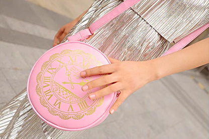 Kira - Alice Clock - Kawaii Lolita Shoulder Bag Round Lolita Crossbody Bag