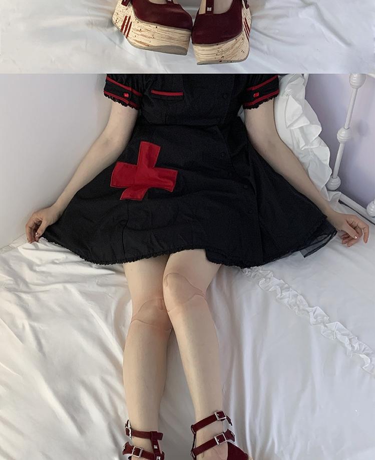 Roji Roji - Sweet Lolita Pantyhose, Joint Print Light Stockings