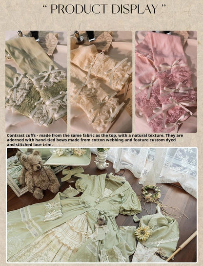 ZJstory - 14-line Poem Set - Classic Lolita Separate Dress Set Tiered Ruffles Skirt