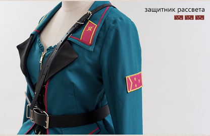 Cyan Lolita - Dwanguard - Military Lolita JSK and Jacket