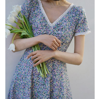 Floral vintage dress