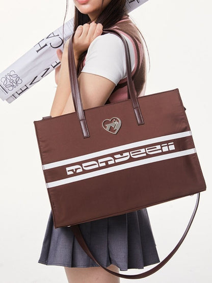 Large Nylon Shoulder Bag【s0000001866】