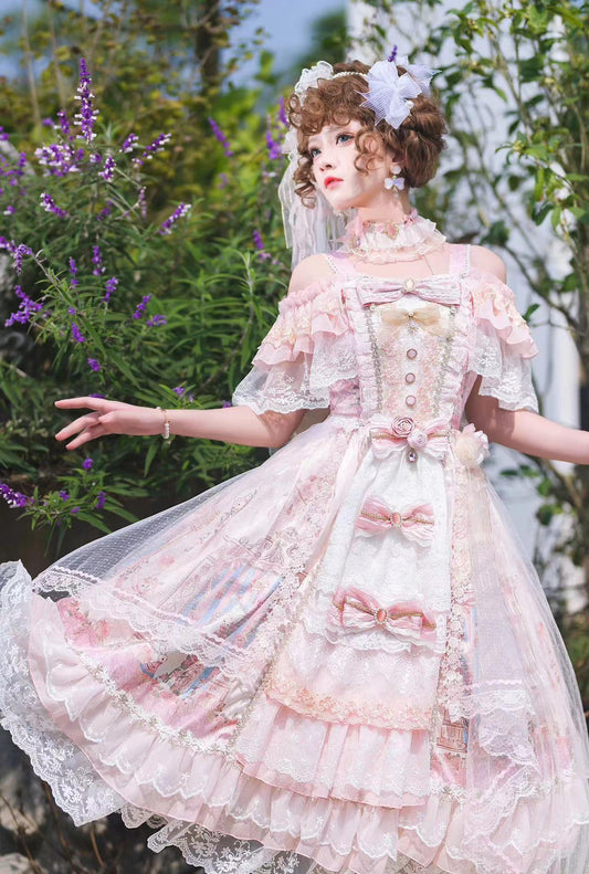 Garden Cat - Gorgeous Lolita JSK Dress Wedding Lolita Dress