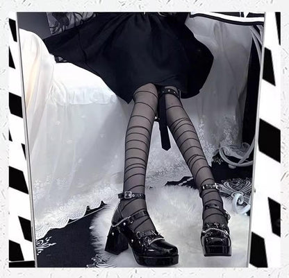 Witch's Night - Punk Lolita Heels Y2K Elegant Lolita Shoes