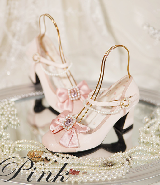 Pure Tea For Dream - Transatlantic Love Poem - Sweet Elegant Lolita Mid-Heel Daily Shoes
